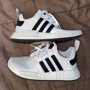 Adidas NMDs Women's / Kids White and Black Sneakers